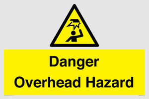 Danger Overhead Hazard